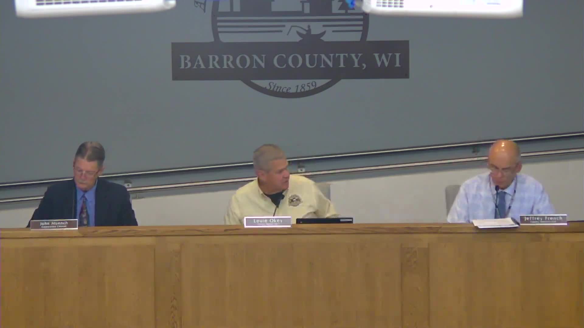 Berrien County Board Swears in New Supervisor Tim Poltz and Commends Emergency Responders