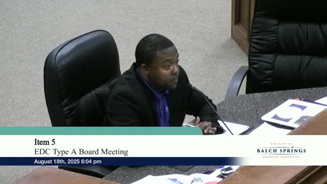 Ivan Guill Elected President of Blanco Springs Economic Development Board