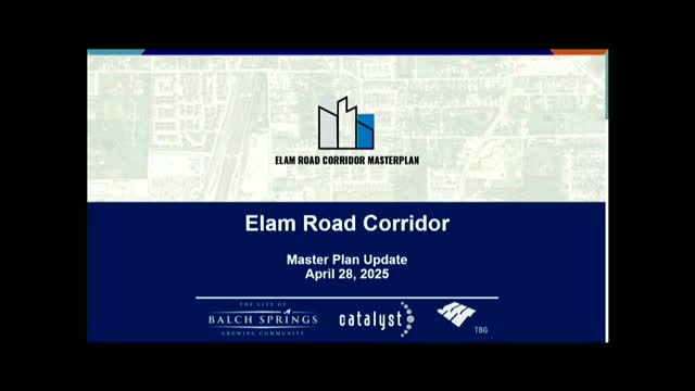 City Council approves Elim Road Corridor City Center Master Plan for pedestrian-friendly development