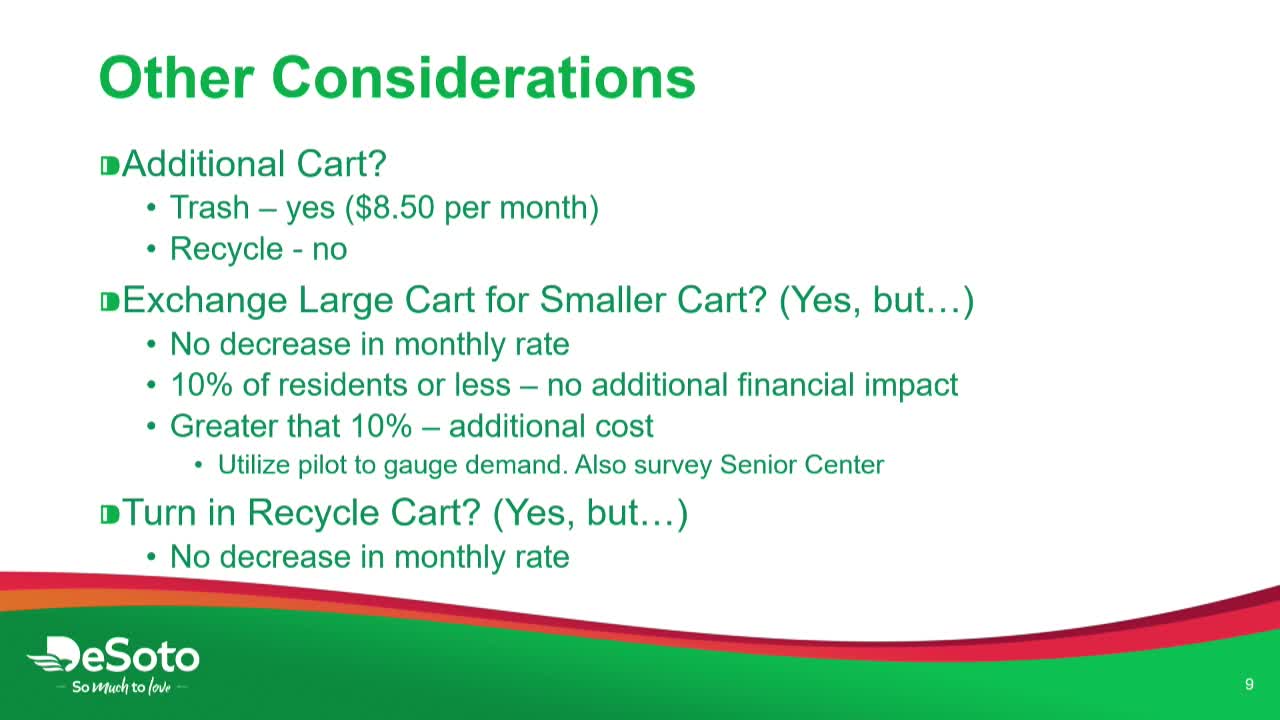 Council Approves Second Trash Cart Option for Residents with Monthly Fee