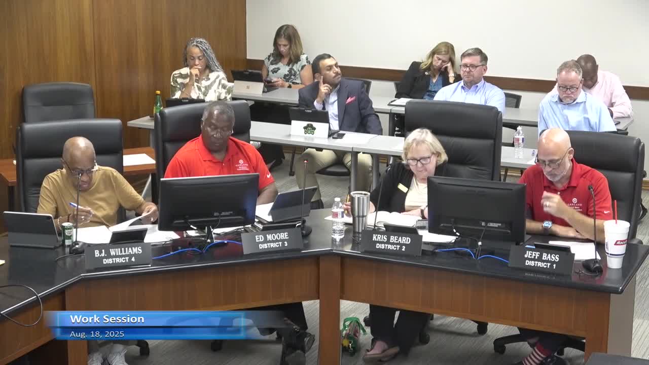 Garland Officials Discuss Strategic Planning for Future Housing Challenges