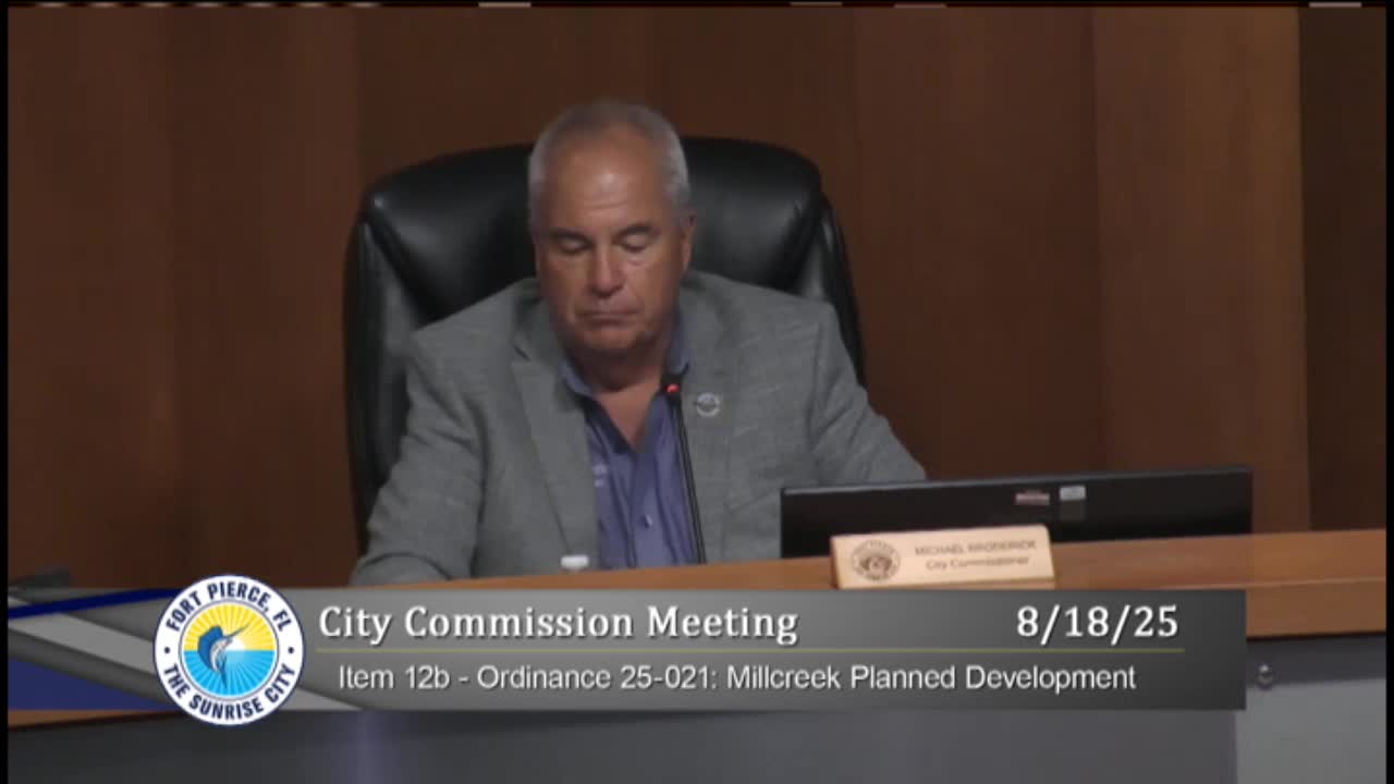 Fort Pierce Commission Approves Annexation of 1903 South 37th Street Parcel