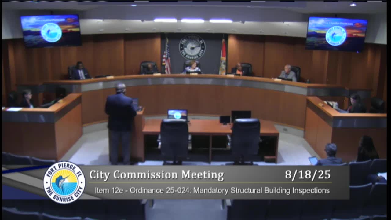 Fort Pierce City Commission Approves Youth Council Appointments and Waste Fee Resolutions