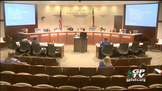 Zoning Board Approves Variance Requests for Front Yard Carports and Garage Conversions