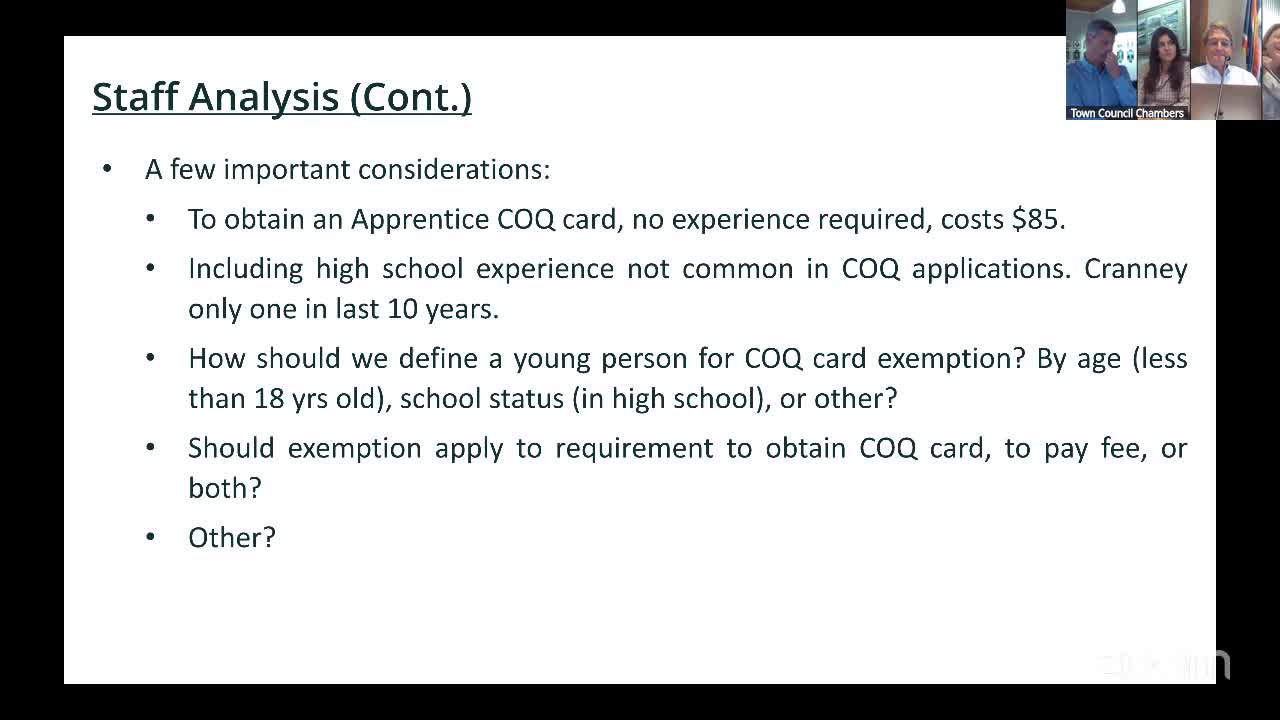 Council Proposes Waiving Fees for Young Trade Apprentices in Local Initiative