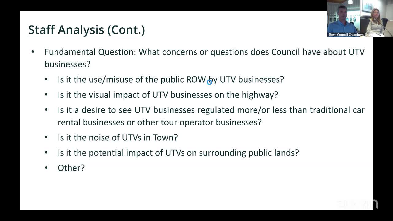 Jackson Council Reviews UTV Regulations and Public Right of Way Use for Businesses