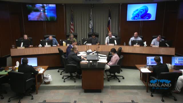 Midland City Council Approves Multiple Final Plats and Zone Change Requests