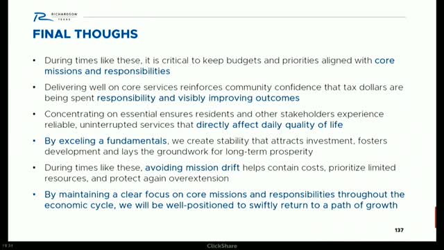 City Council Addresses Rising Water Costs and Economic Development Strategies