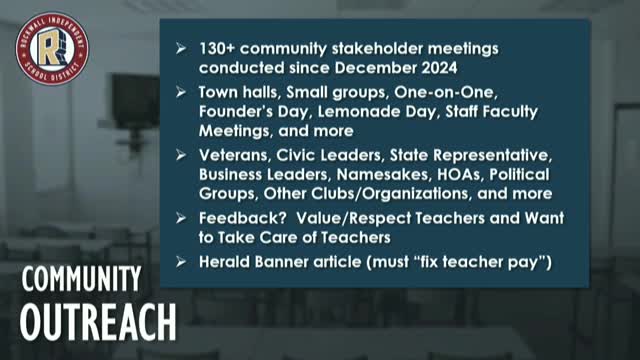 Rockwall ISD proposes streamlined funding plan for teacher pay and safety needs