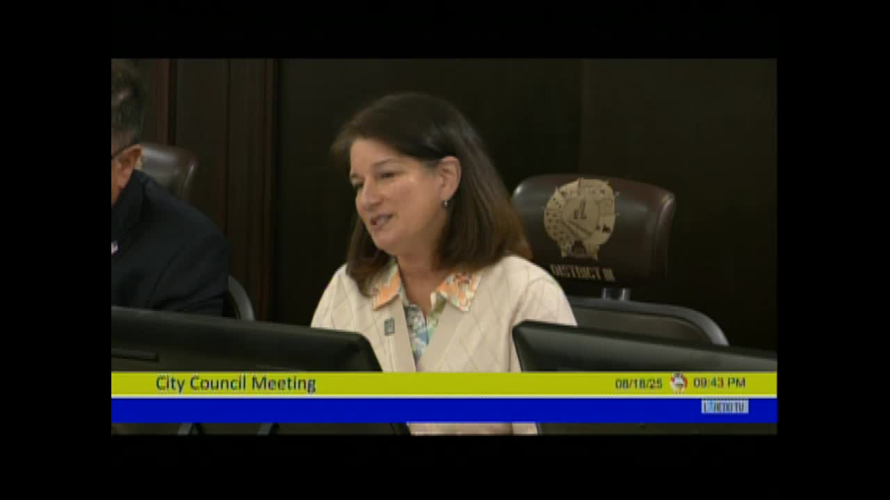 Director Gomez acknowledges employee efforts during summer briefing to council