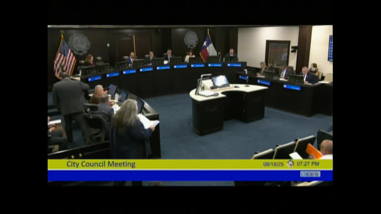 Oscar Castillo Discusses Development at City Council Public Hearing