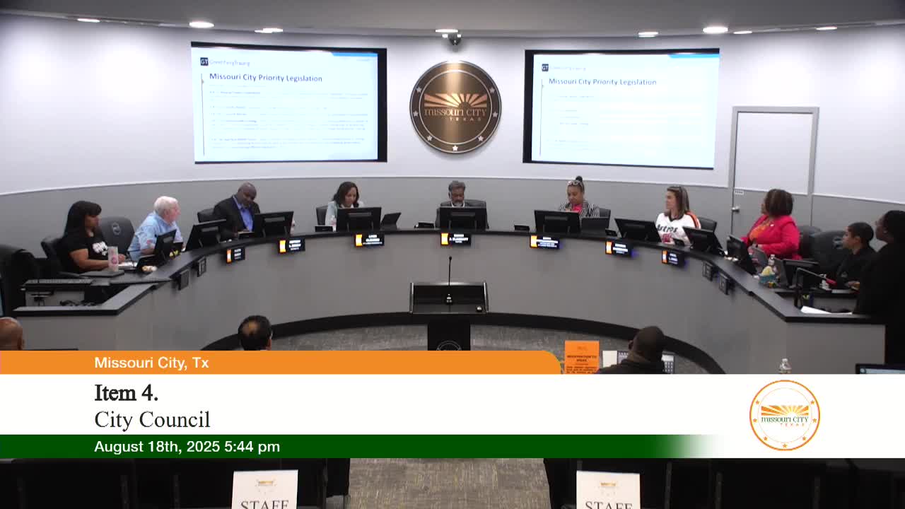 Rosenberg Council Reviews Legislation on Group Homes and Housing Finance Corporations