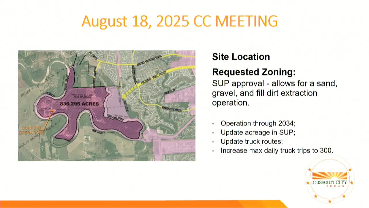City Council Approves Increased Truck Traffic Limits for Sienna Area Routes