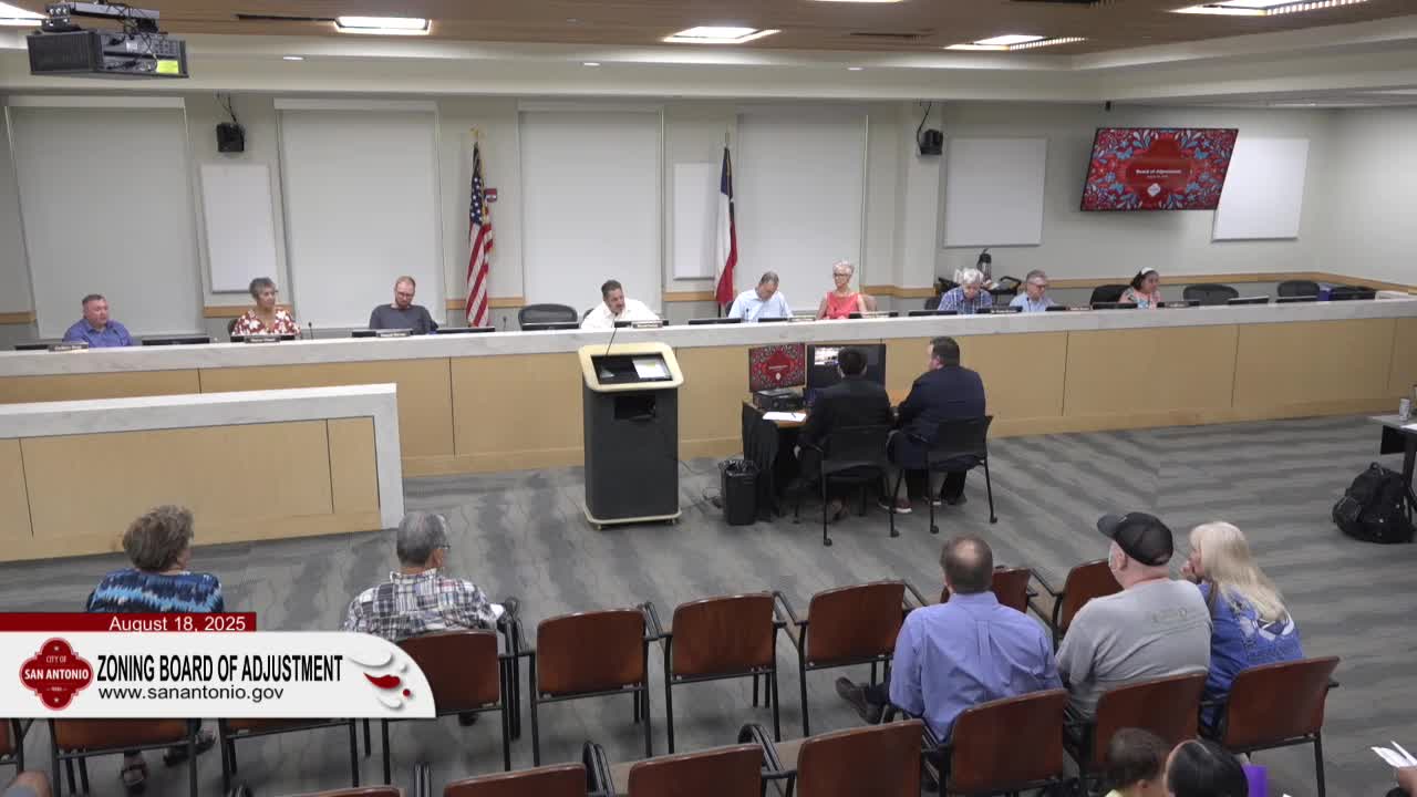 San Antonio Zoning Board Reviews Variance Request for 626 Fulton Property