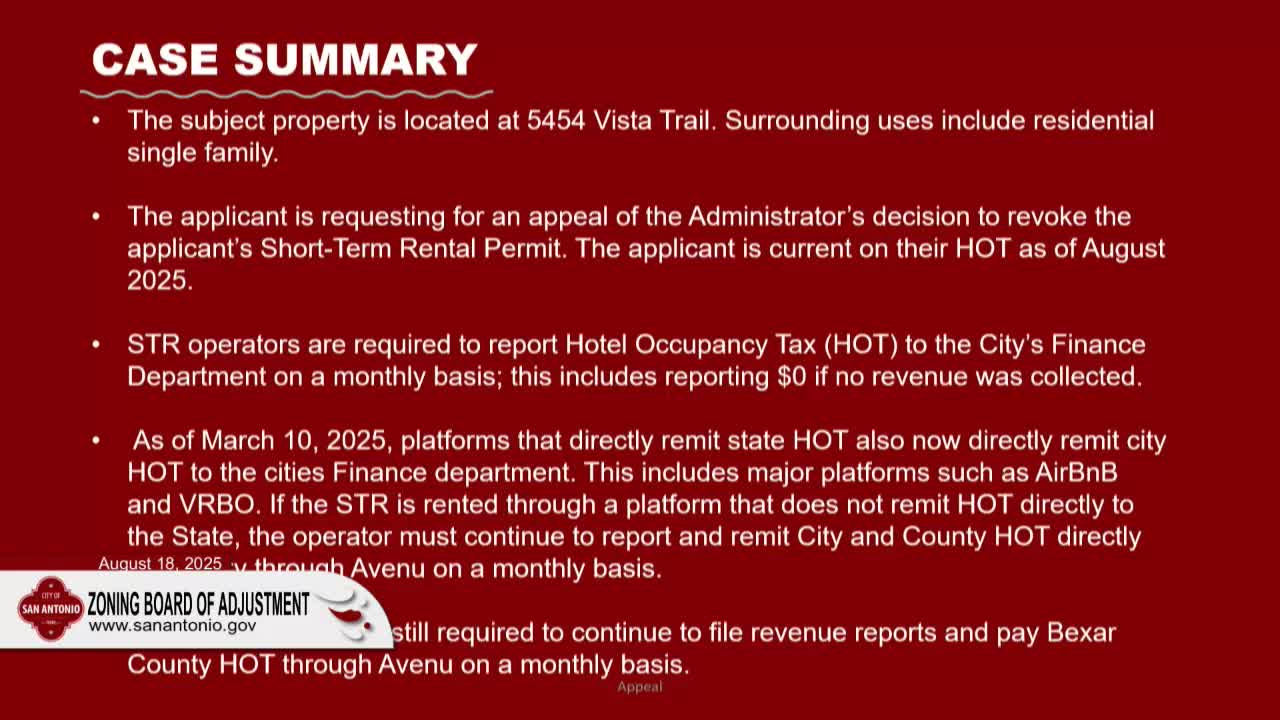 San Antonio City Council Moves to Revoke Short-Term Rental Permit for Non-Payment of Taxes