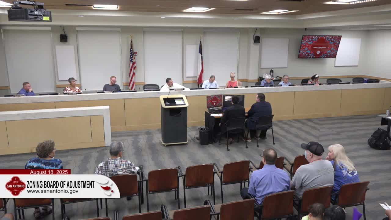 San Antonio Board of Adjustments Delays Decision on Fulton Avenue Variance Request