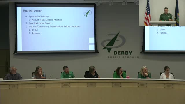 Derby Public Schools reports $10,899 from vending machine commissions for student activities
