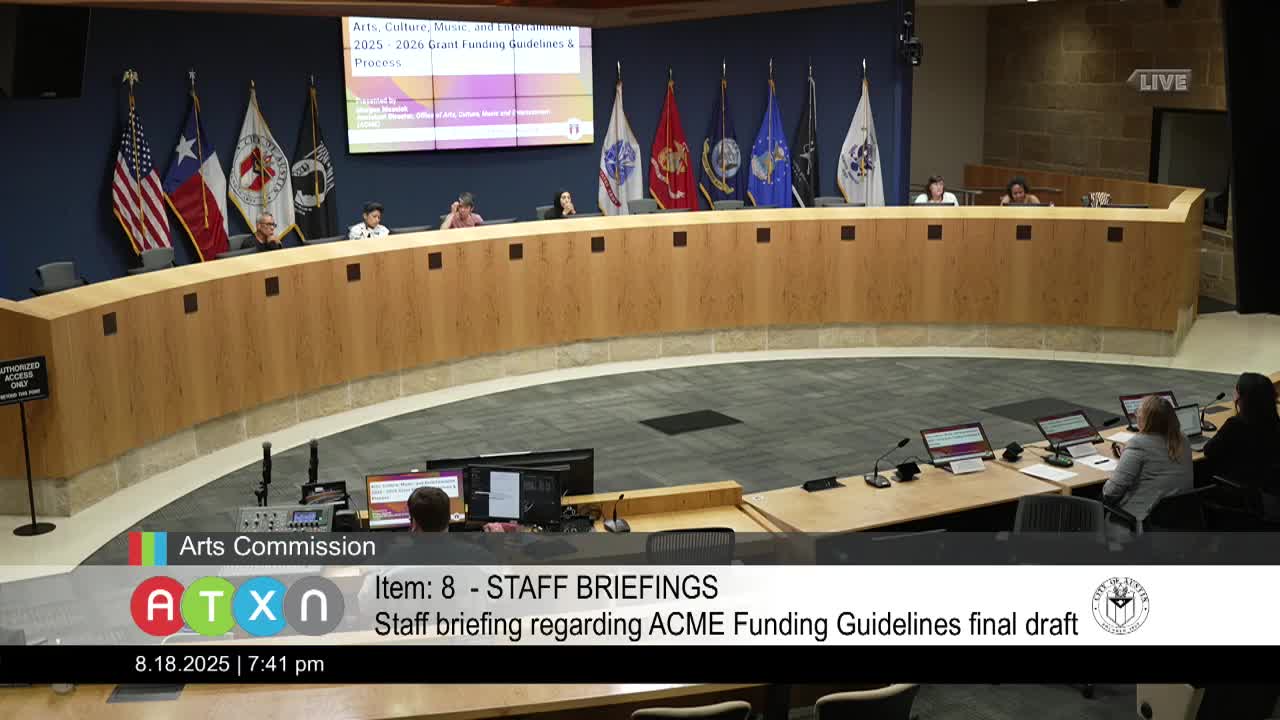 ACME outlines new grant funding guidelines and panel processes for artists