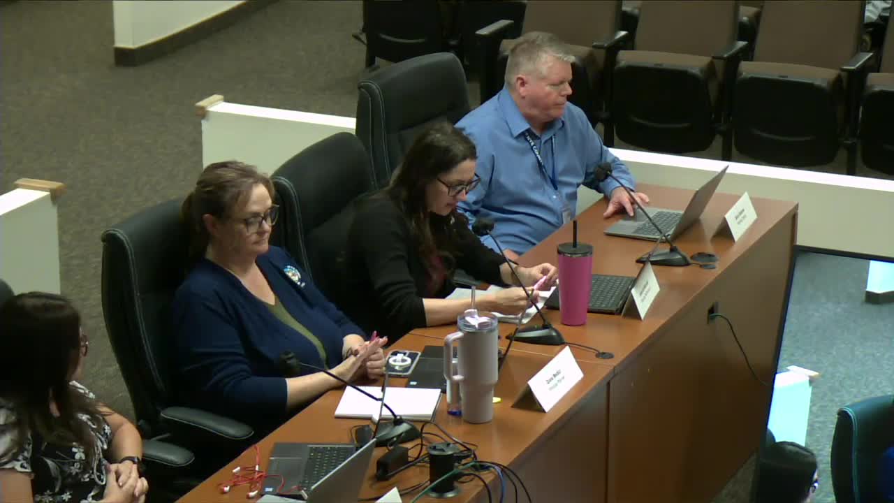 Josh Wheeler proposes drought-tolerant landscaping for Nye County storage facility