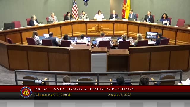 Officer Pearson educates Albuquerque City Council on dangers of laser incidents to aircraft