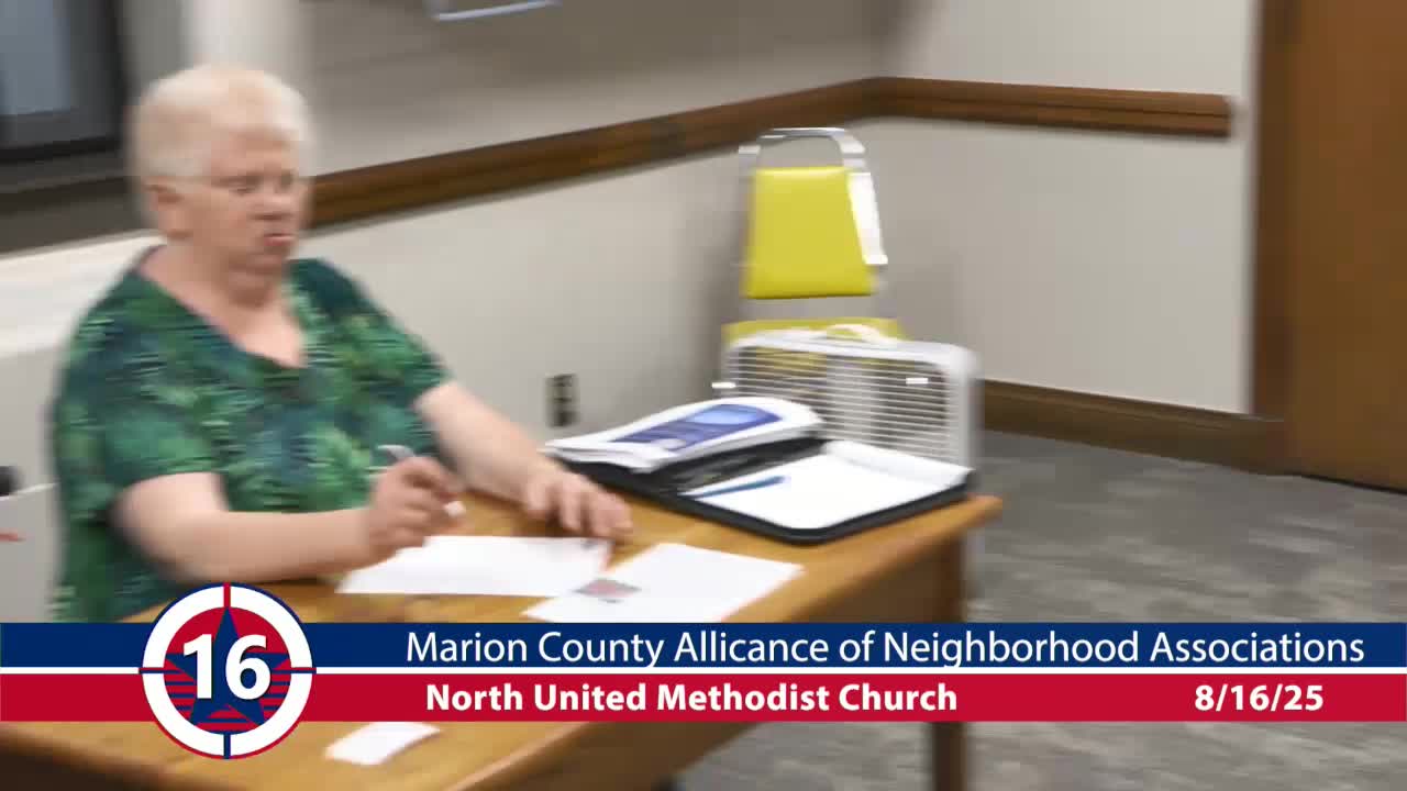 Community Leaders Discuss McCanna's Neighborhood Support and Marion Health Department's Role