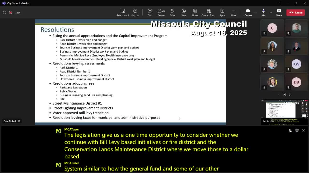 City Council Reviews $6.7M MRA Remittance Impact on Budget Stability