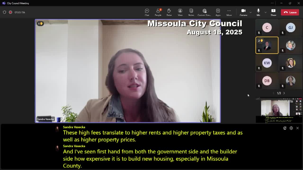 Missoula Council Debates Budget Impacts and Sustainable Funding Strategies