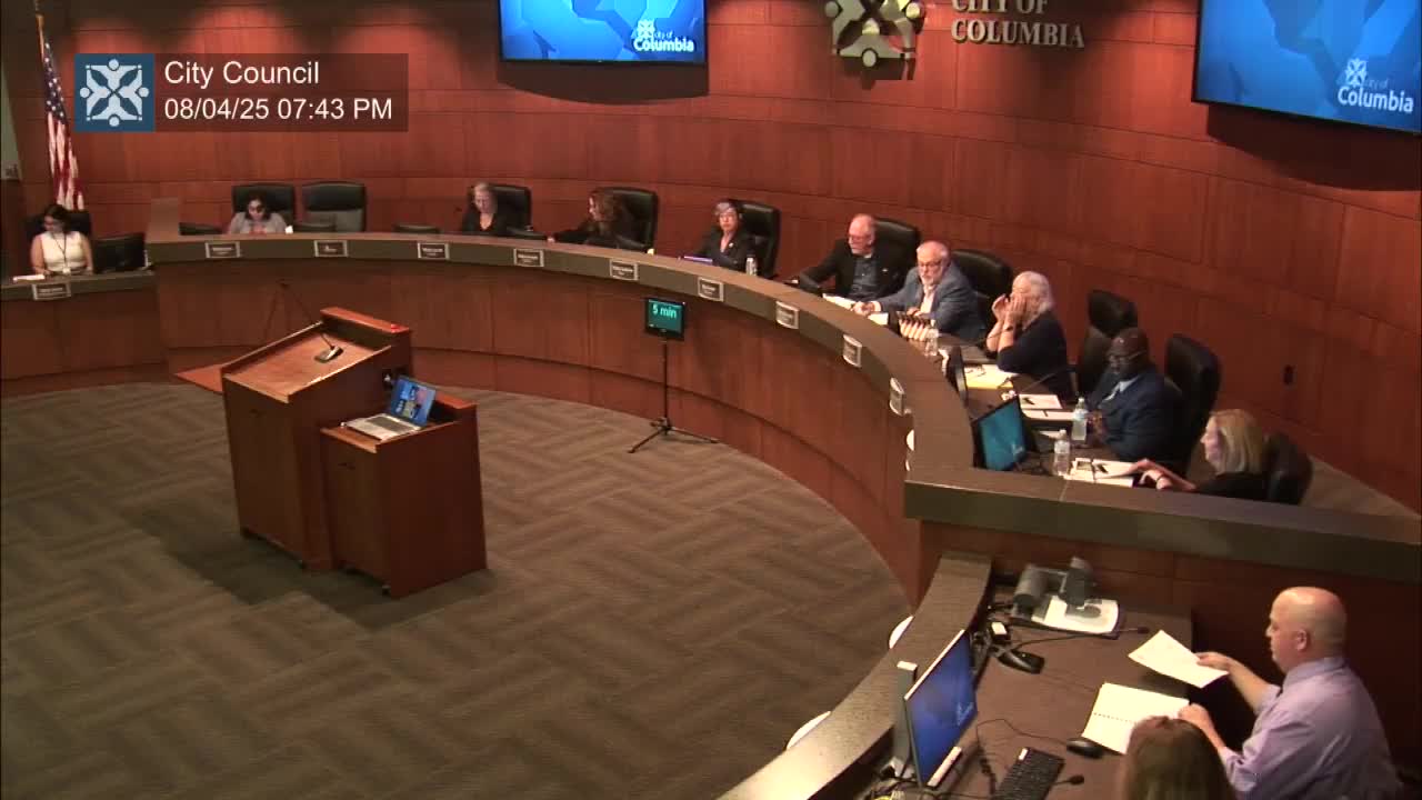 Columbia council accepts 2025 Renewable Energy Plan, urges further study of future contracts