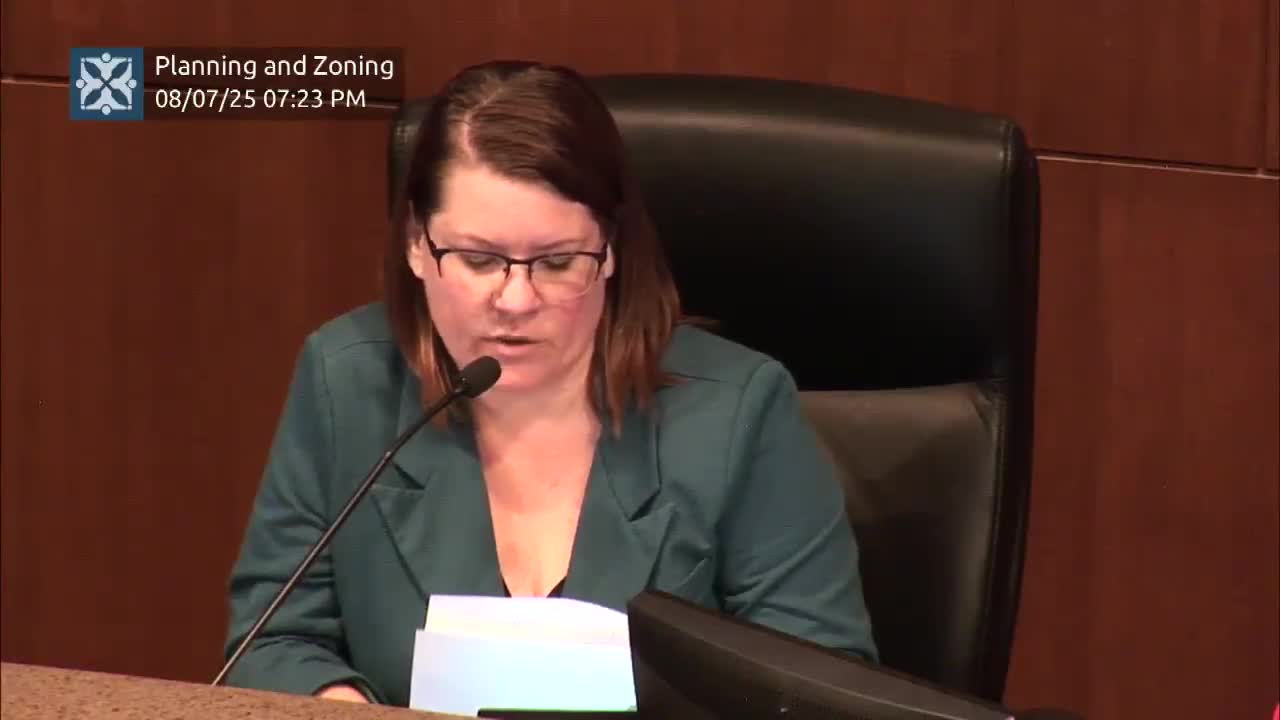 Commission recommends R‑2 zoning for 7098 I‑70 Drive SE; recommendation forwarded to city council