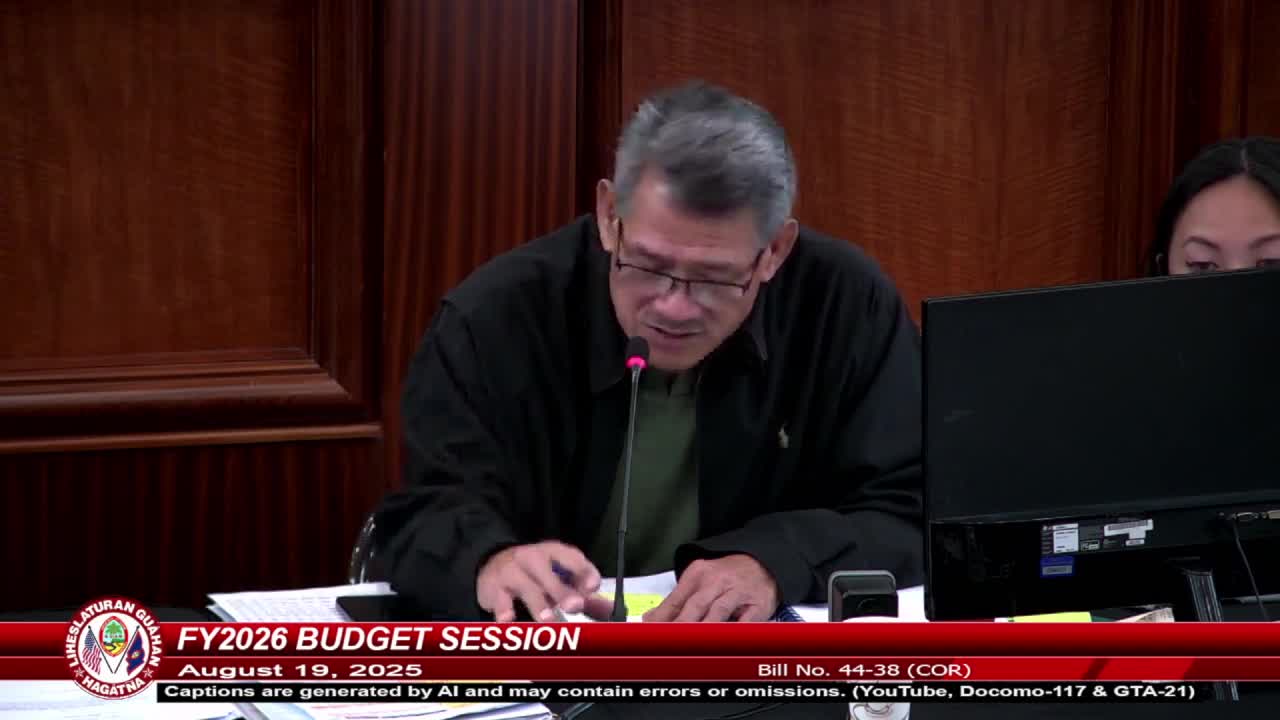 Guam Senators Debate Funding and Role of Hagatna Restoration and Redevelopment Authority