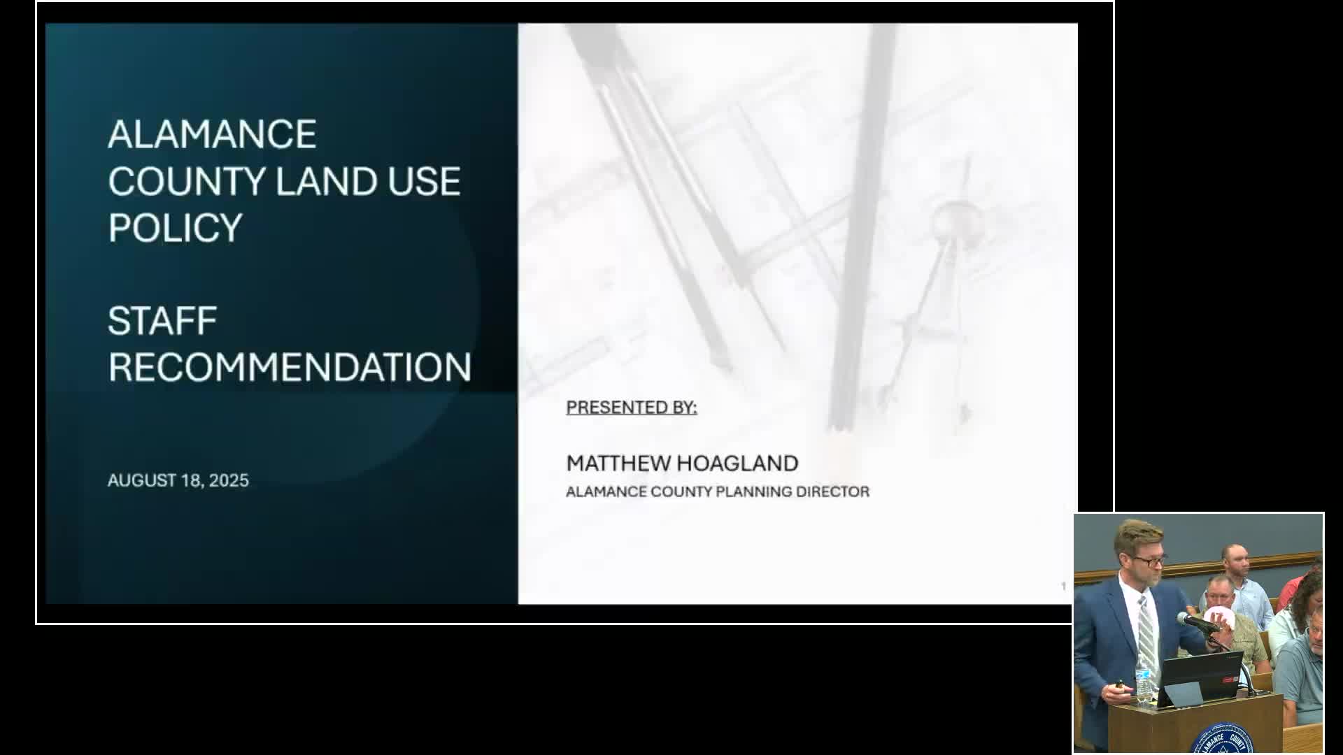Alamance County planners present draft land-use map; residents warn higher rural lot sizes will price out buyers