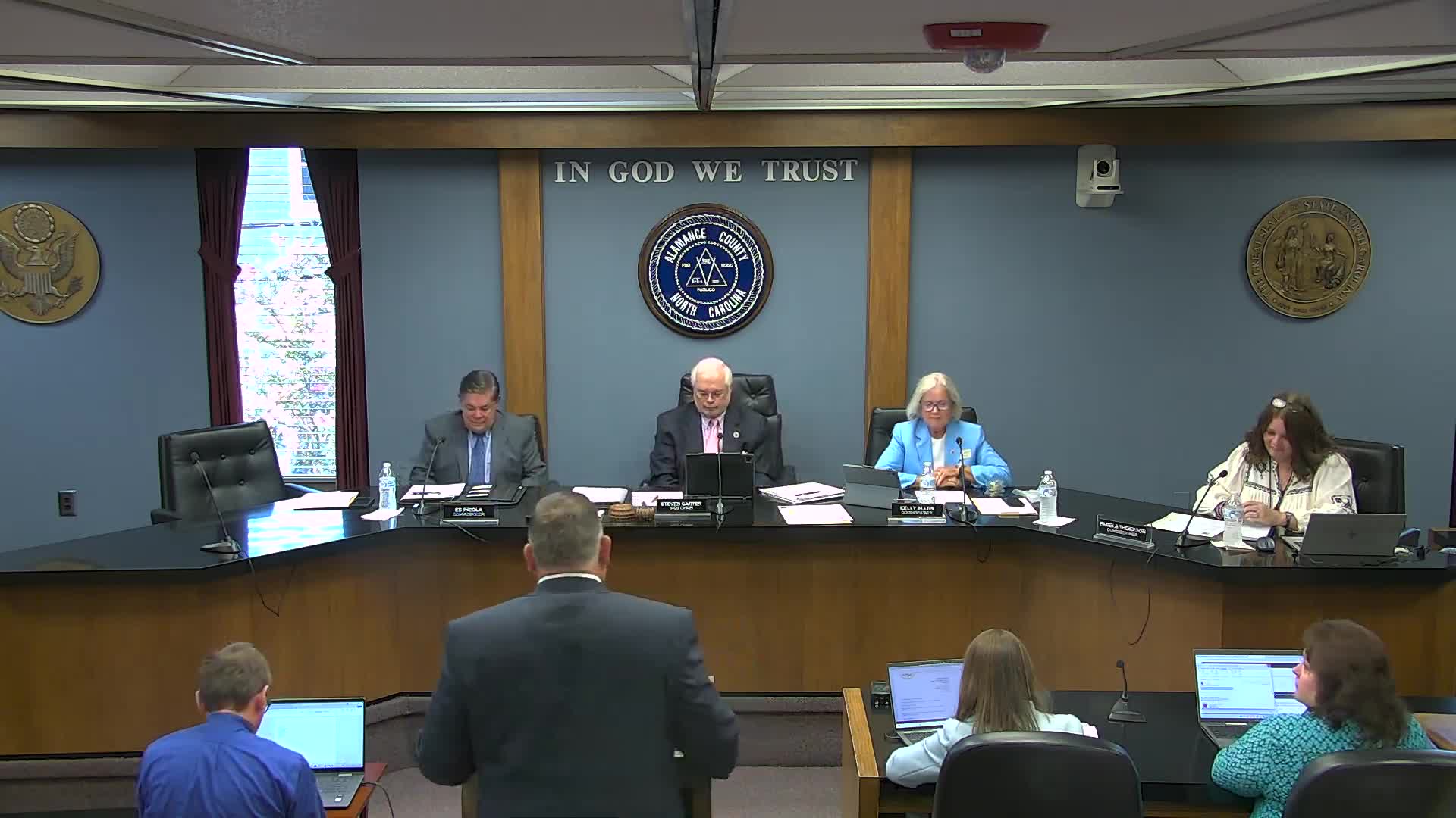 Commissioners Honor Baptist Temple's 50th Anniversary at Alamance County Meeting