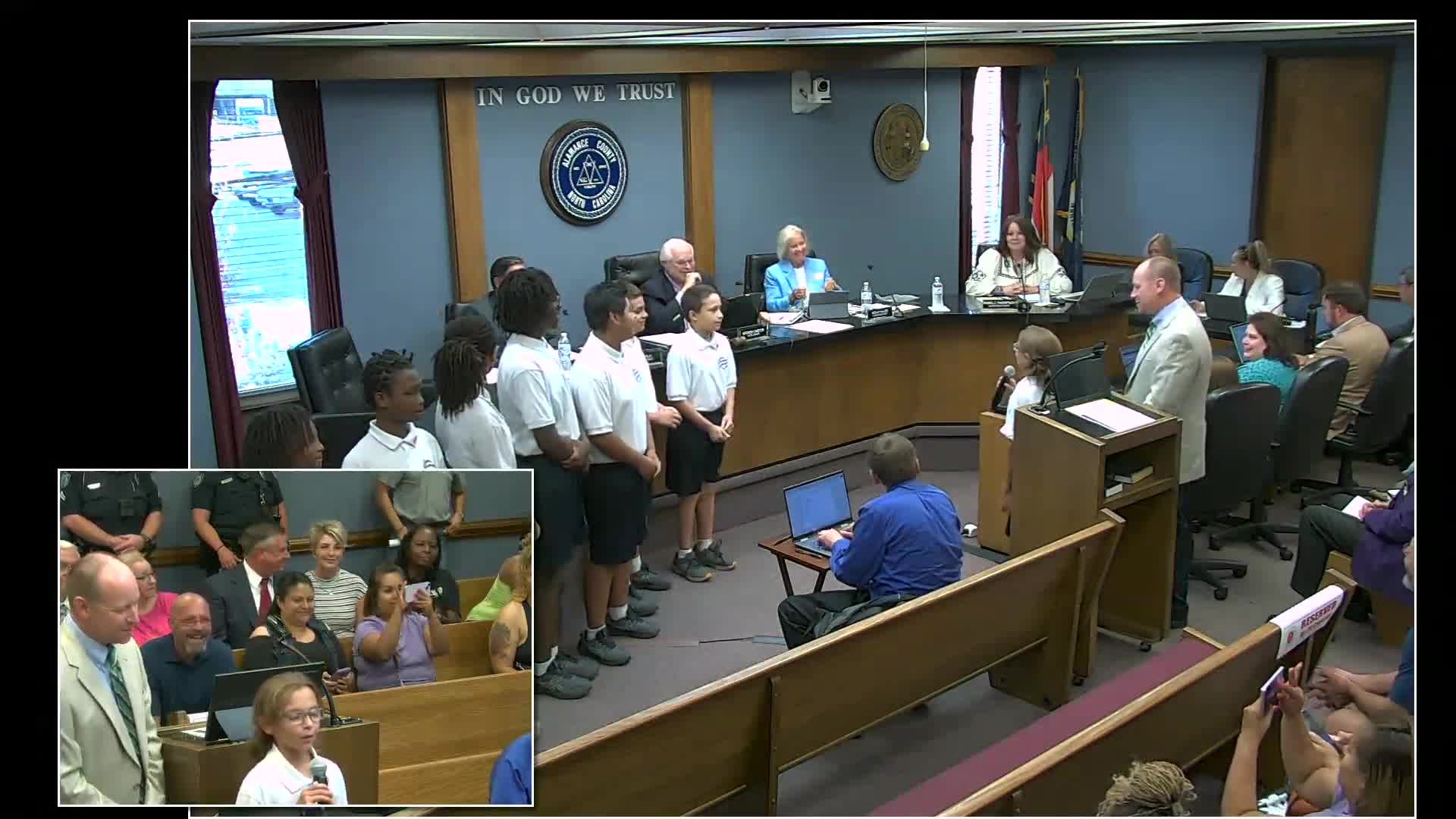 Students Share Life Lessons on Respect and Self-Discipline at Local Middle Schools
