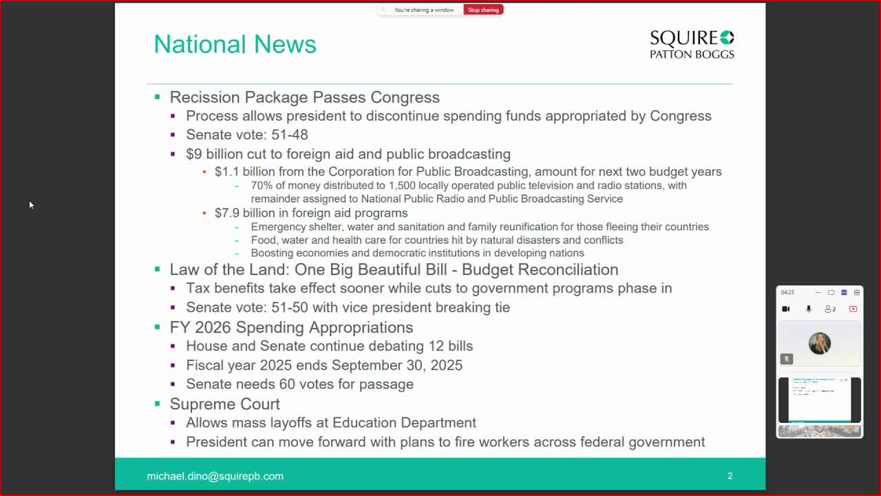Officials warn Medicaid, SNAP changes in recent federal bill could affect county services; county plans delegation outreach