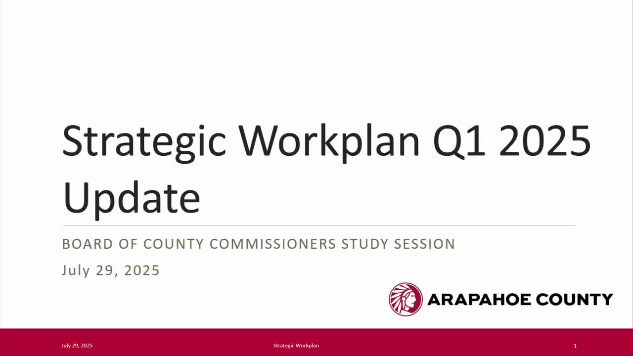 Staff maps 311 projects, 289 programs to refined strategic plan; commissioners press to better surface ‘good governance’