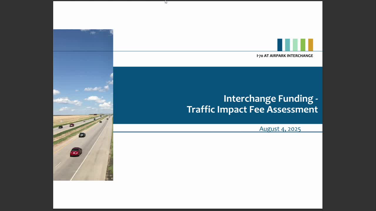 Arapahoe County staff push impact fee to fund I‑70 Monahan interchange; SkyRanch to bond construction