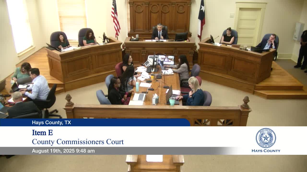 Hays County Commissioners Court Debates Flock Safety Cameras Amid Public Controversy