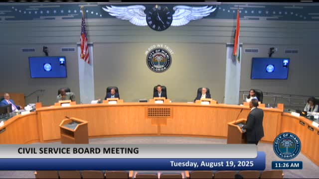 Civil Service Board Plans September Hearing on Whistleblower Case and Regulations