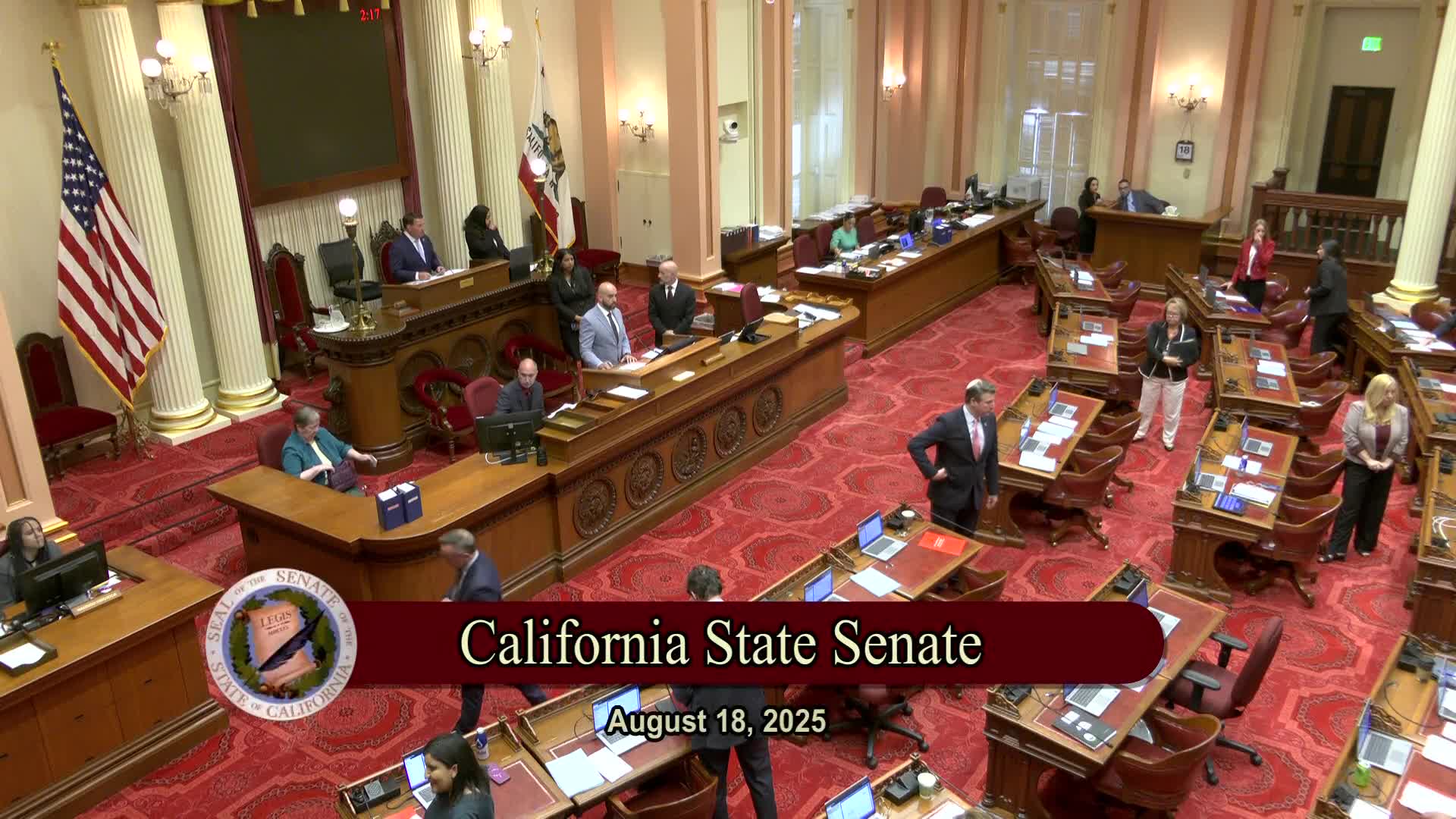 Senate Holds Democratic and Republican Caucuses Amid Capitol Visit by Ingrid Dafner Krasnow