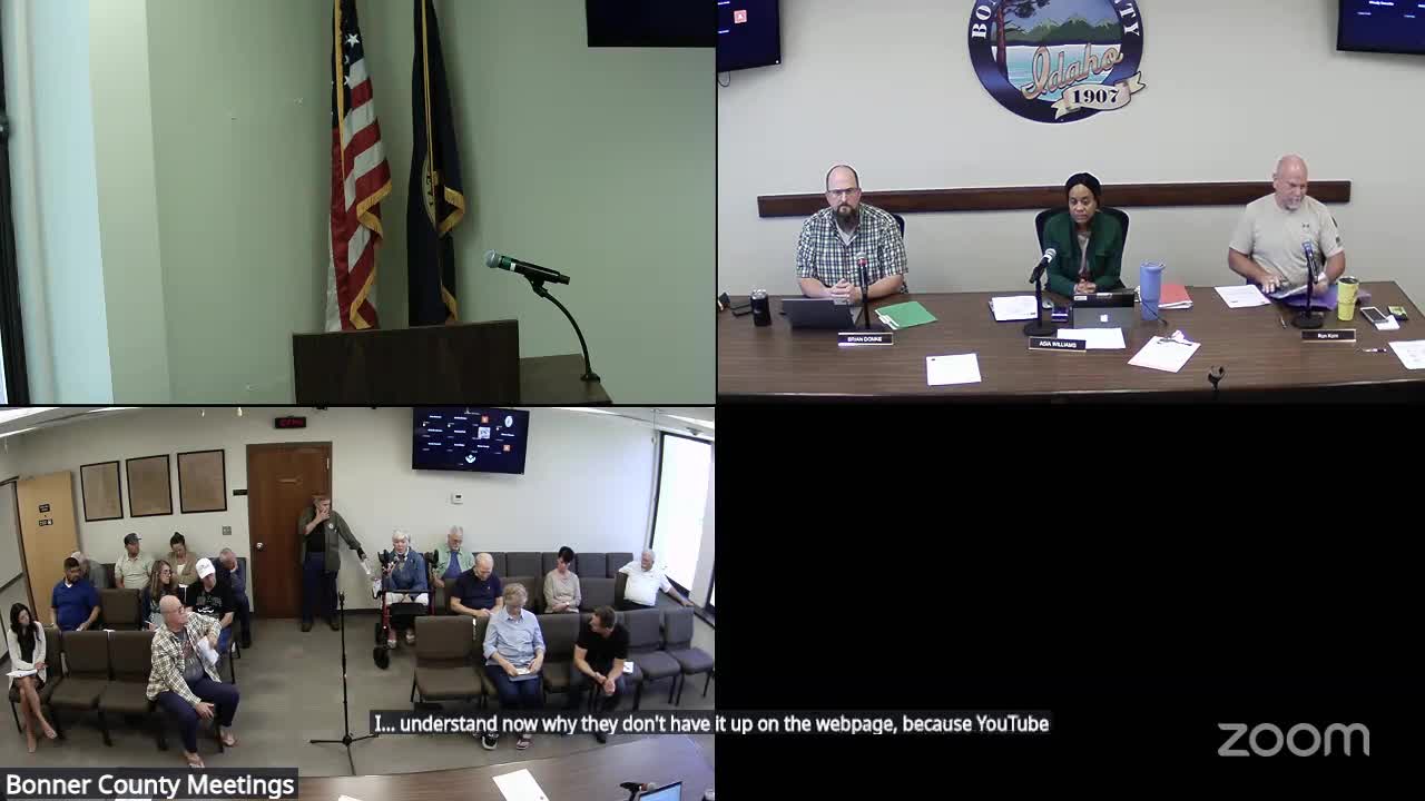 Bonner County Resident Questions Transparency Surrounding Online Meeting Hate Speech Incident