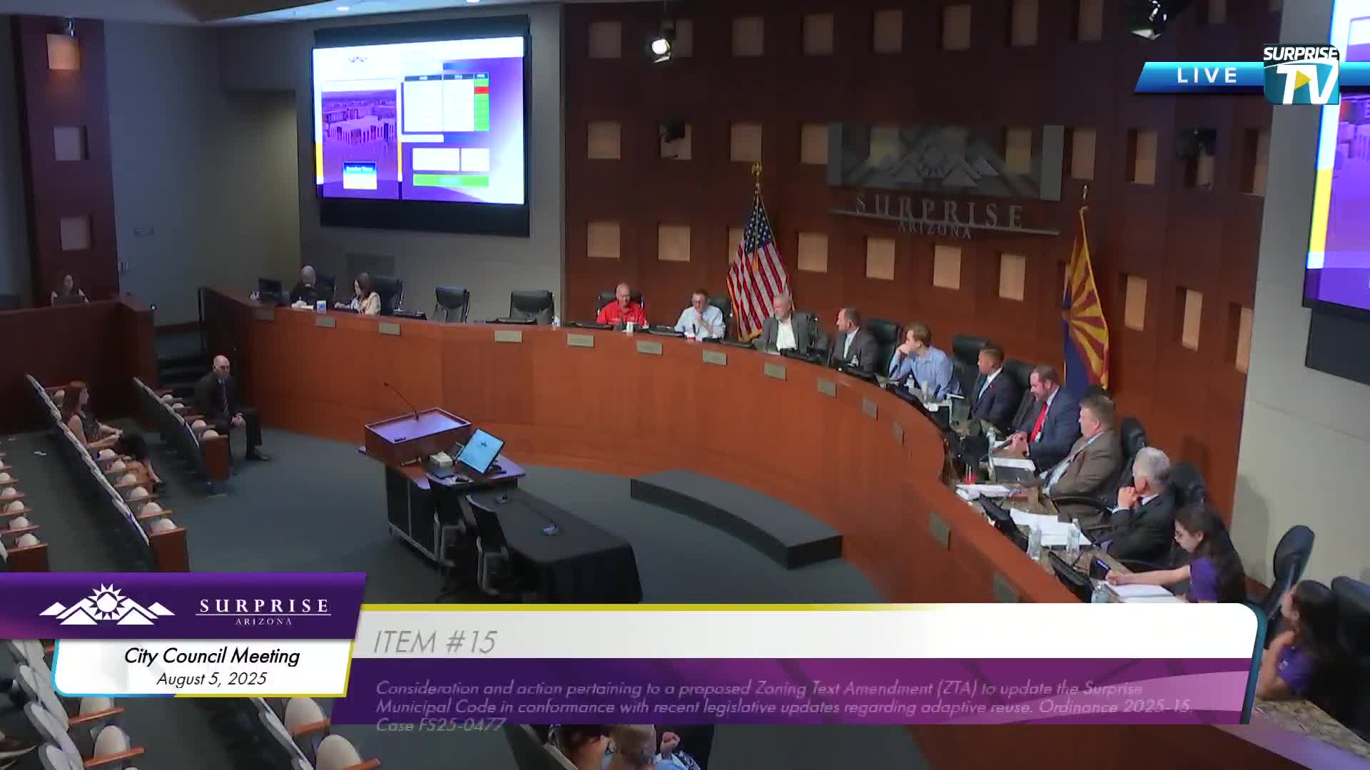 Council adopts zoning updates to conform with state adaptive-reuse law amid resident questions