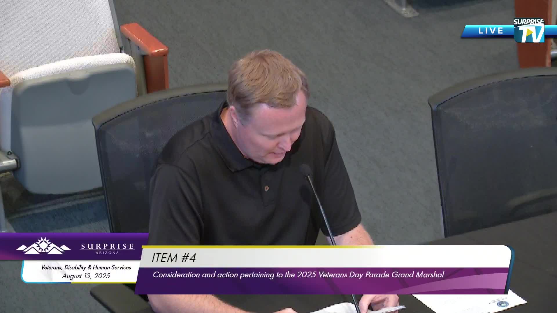 Commission names World War II veteran Leo Pulley Surprise Veterans Day Parade grand marshal; community legend awards announced