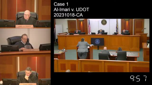 Attorney Alomari argues expert disclosure issues in Utah Court of Appeals case
