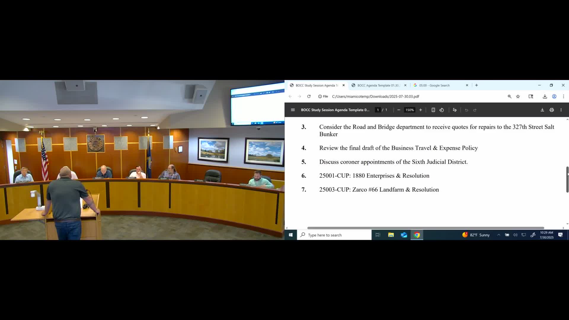 Road and Bridge seeks quotes to reskin salt bunker; estimates $50,000 in budget