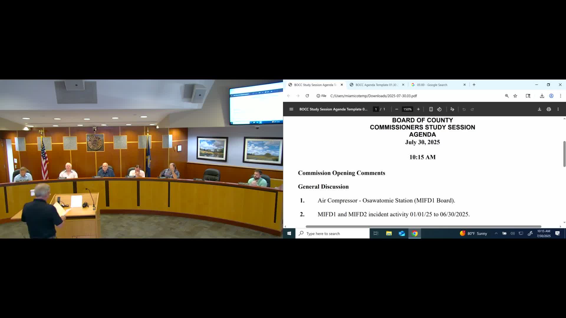 Miami County fire officials seek earlier air-compressor purchase; volunteers strained by heavy spring fire season