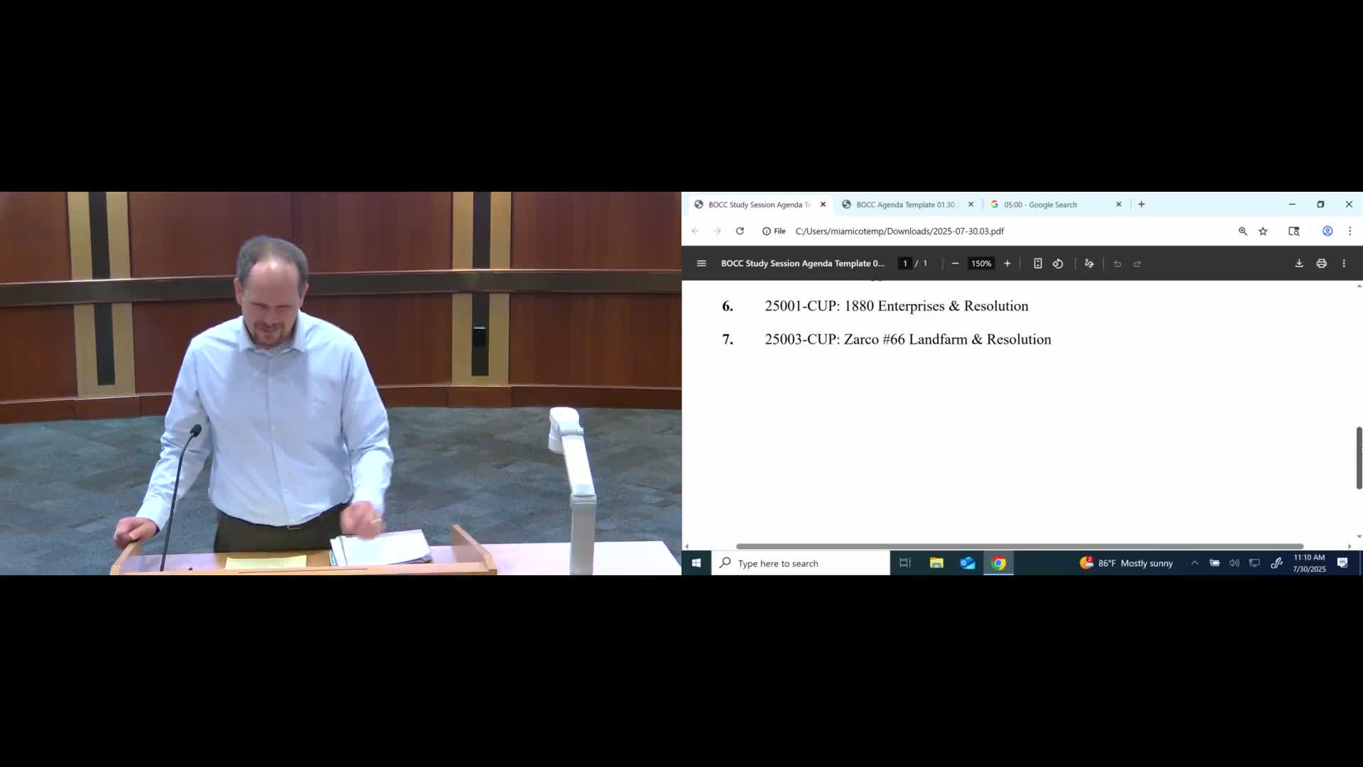 Planning commission recommends approval for 1880 Block Quarry expansion; commissioners weigh 20‑year CUP and road‑tracking conditions