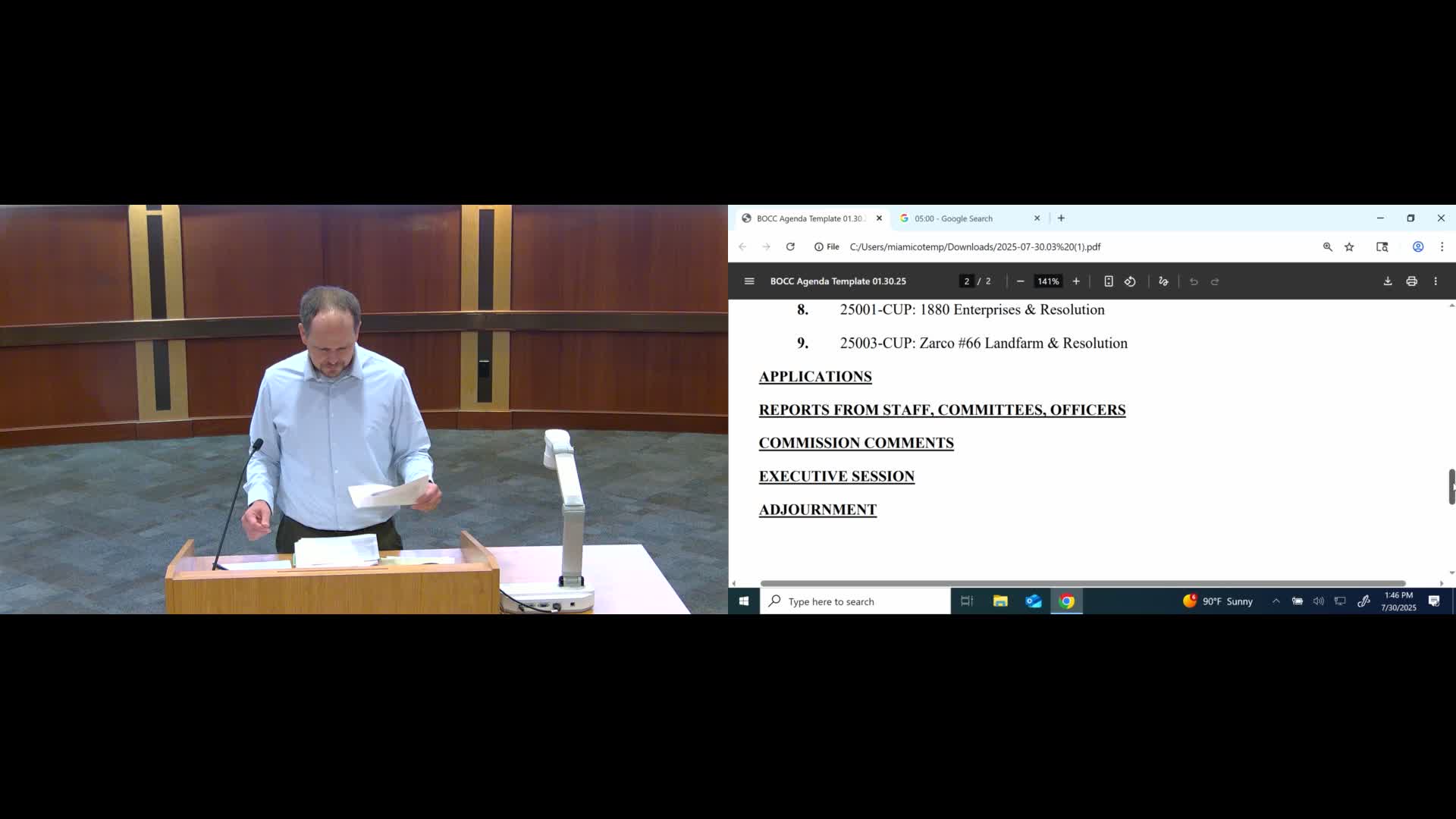 Planning Commission Approves CUP for 1880 Enterprises While Removing Ownership Condition