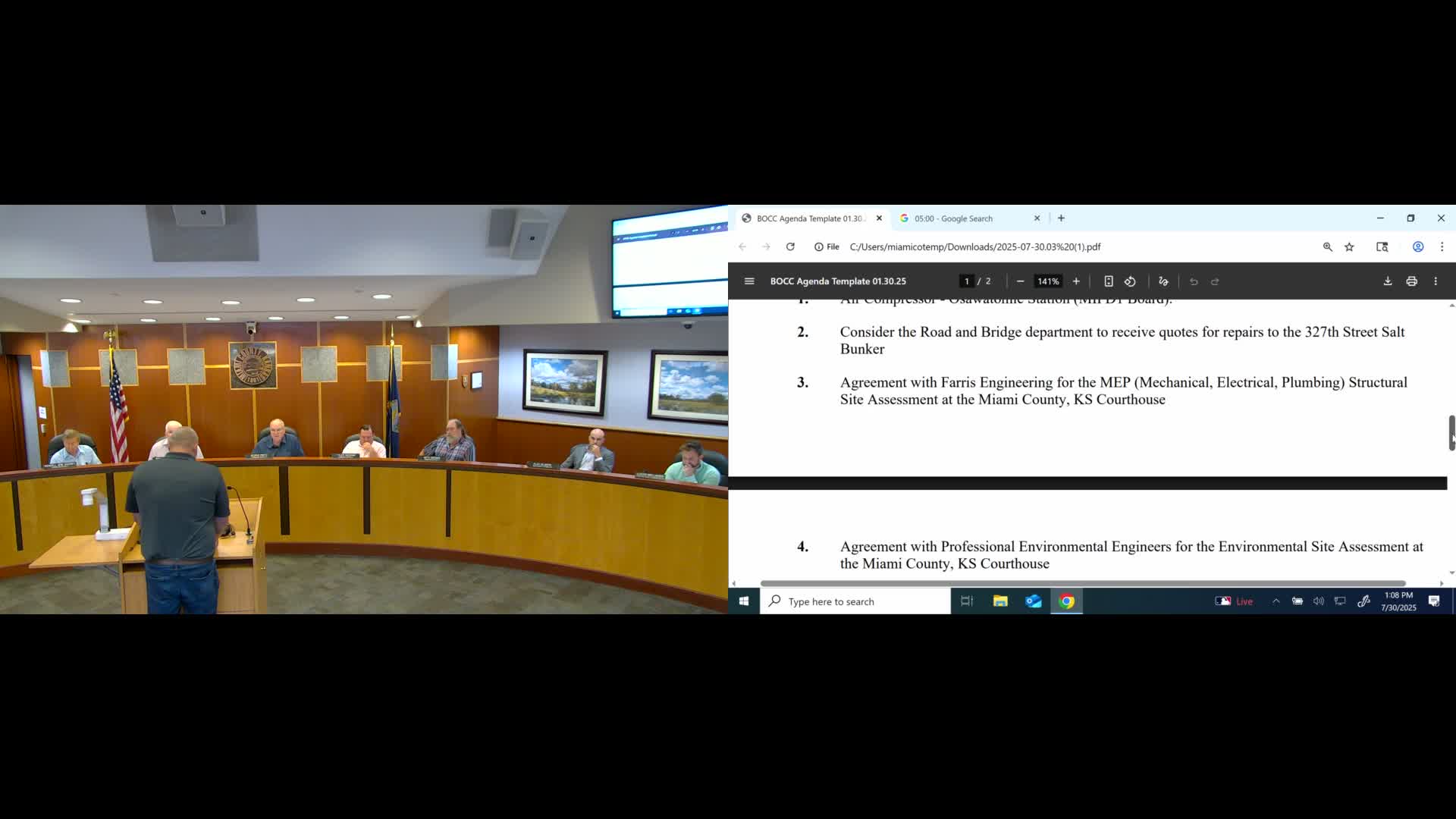 Road and Bridge to seek quotes for repair of aging salt bunker