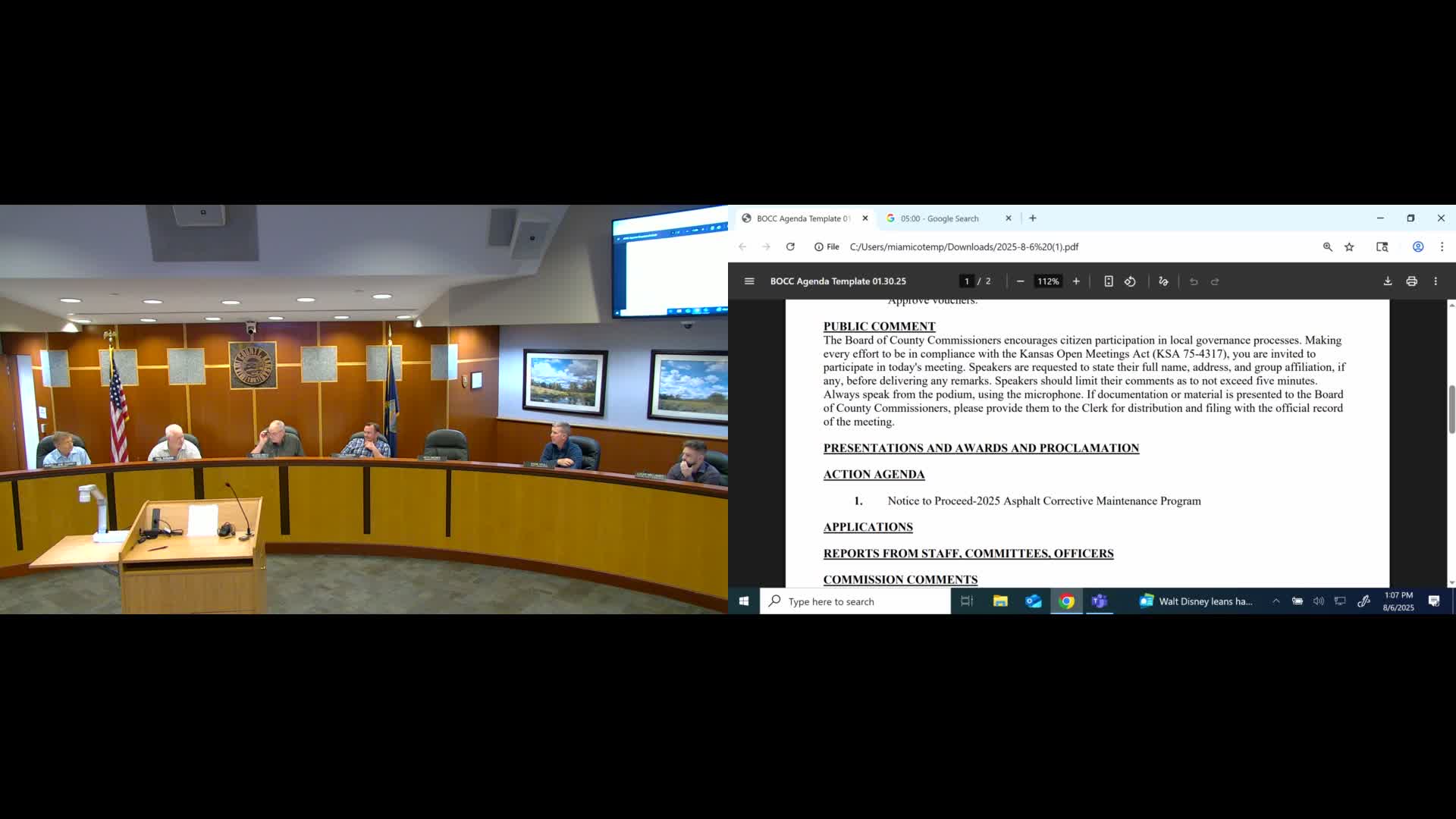 K-CAMP presents $5,593.15 risk-management award to Miami County