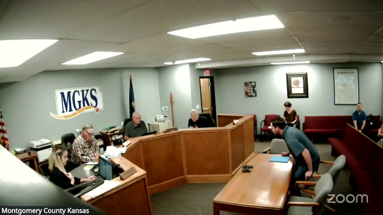 County to solicit bids for corrugated metal pipe; staff and commissioners discuss phased road plan and grant strategy